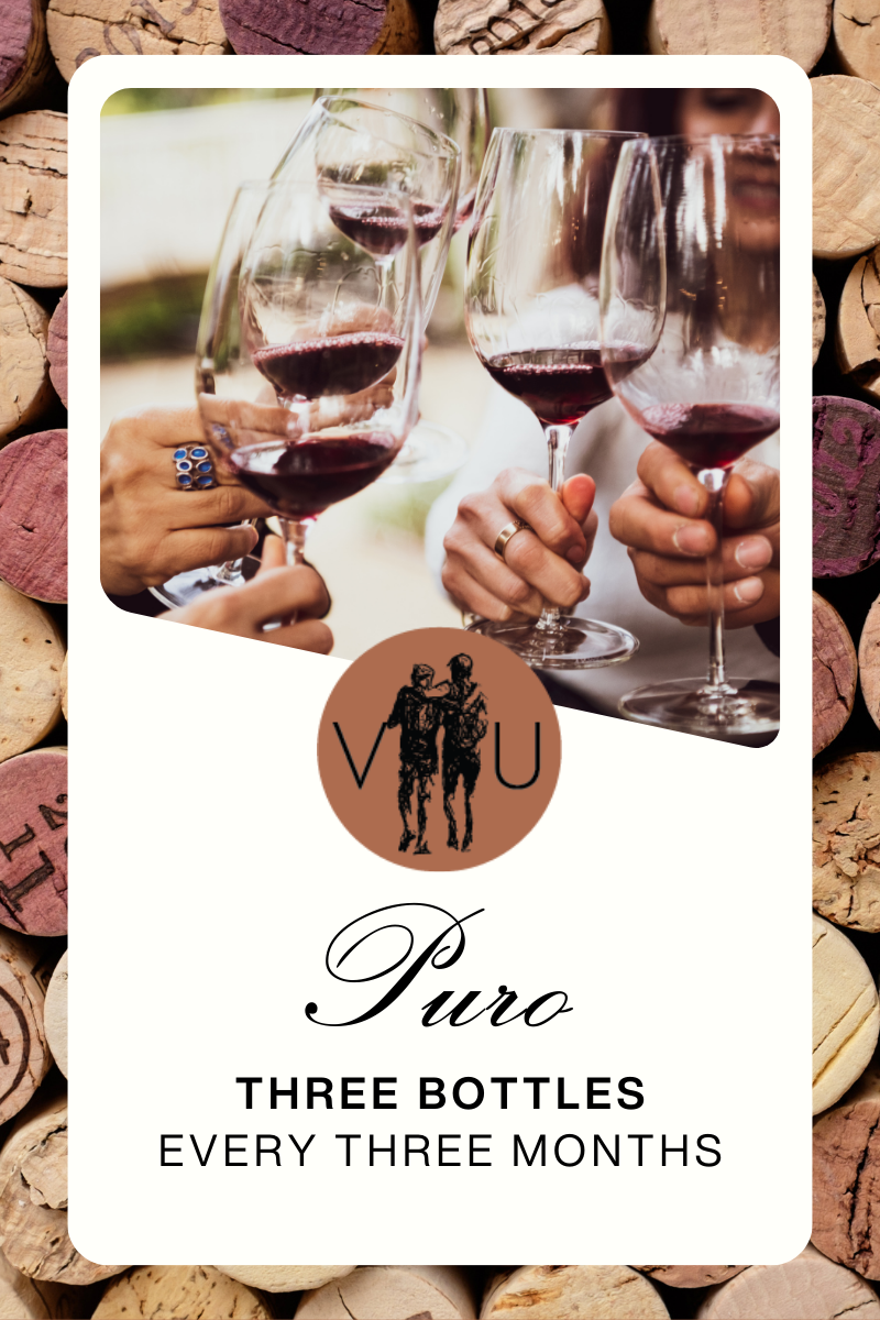 Puro Wine Club Membership -3 Bottles Every 3 Months