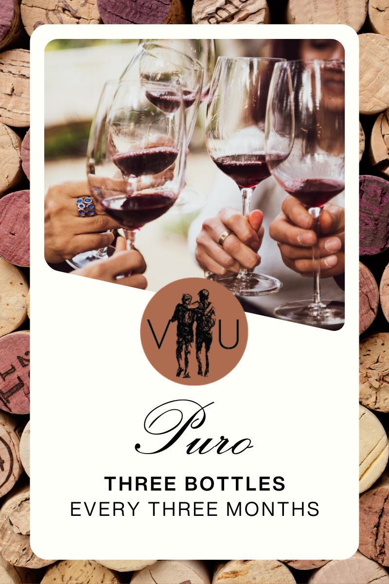 Puro Wine Club Membership - 3 Bottles Every 3 Months – Vinos Unidos